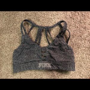 PINK Sports Bra, Gray